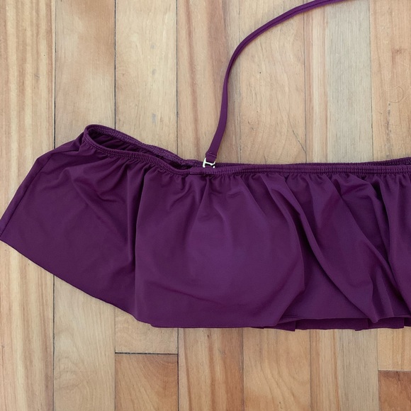 The Bikini Lab-Purple Ruffle Bikini Top - Picture 4 of 8